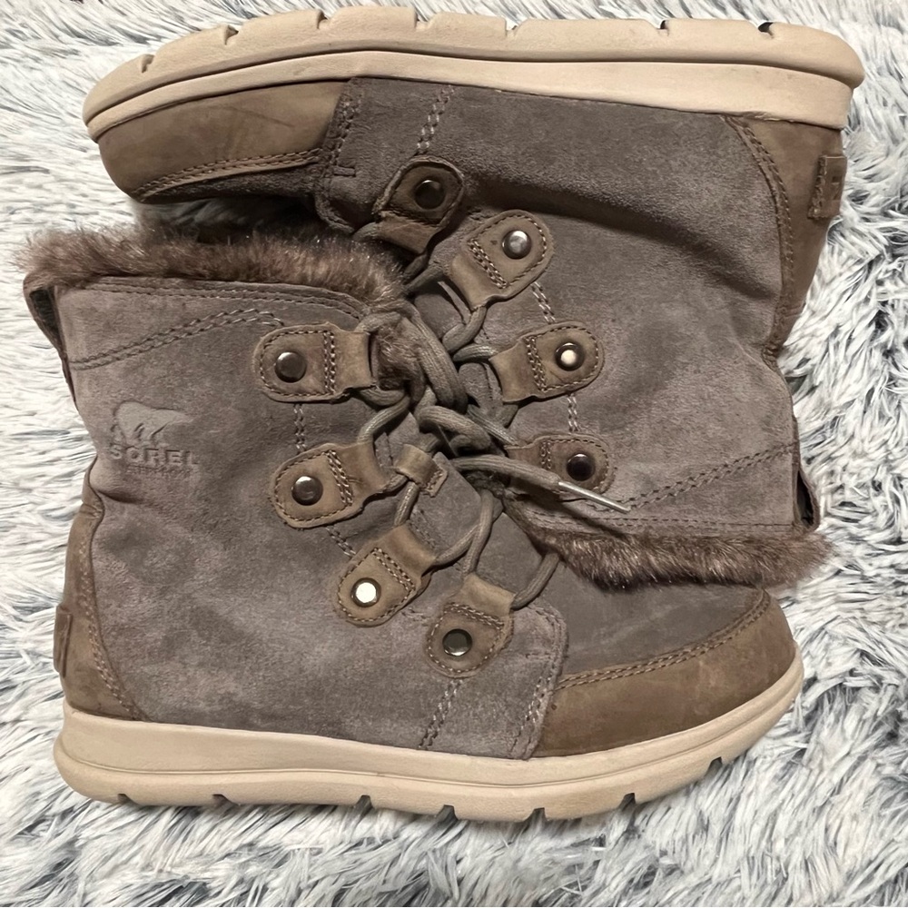 Sorel Explorer Joan Suede Winter Boots 8